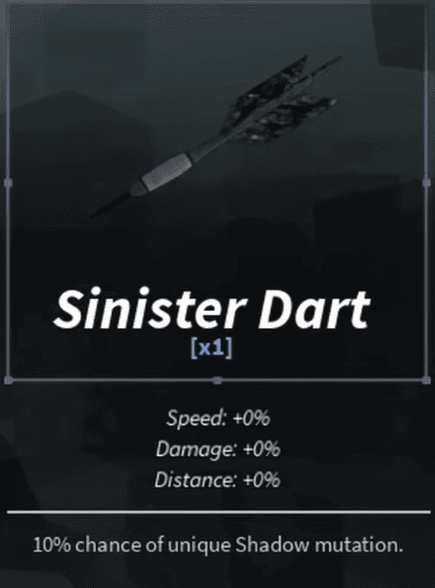 Beaks Dart - Sinister Dart