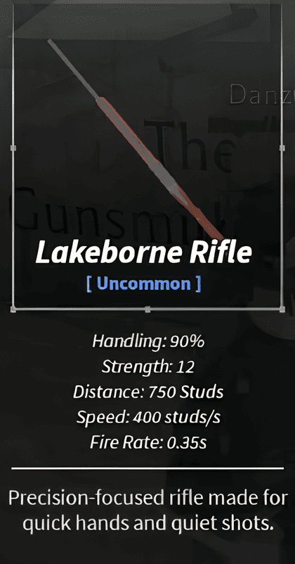 Beaks Gun - Lakeborne Rifle