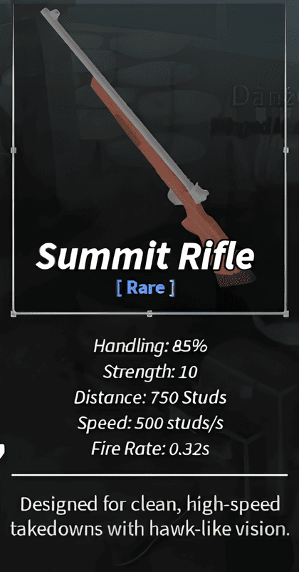 Beaks Gun - Summit Rifle